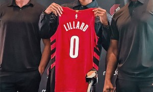 利拉德称做决定回波特兰并不难 依然身披0号球衣