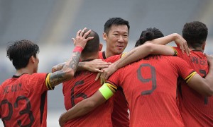 东亚杯-黄政宇首球 国足两中门框1-0中国香港获季军